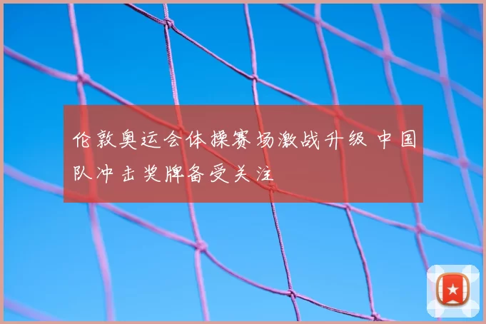 伦敦奥运会体操赛场激战升级 中国队冲击奖牌备受关注
